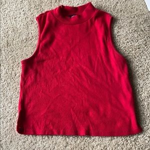 red tank top